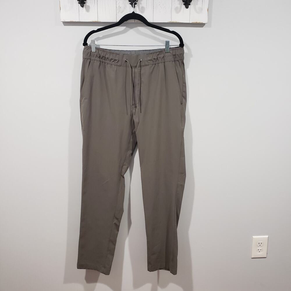Vuori Meta Elastic Waist Pants Grey Large